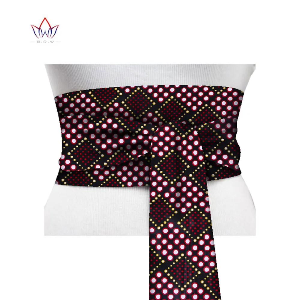 Yellow Body Jewelry - Obi-cinturón con estampado africano para mujer,