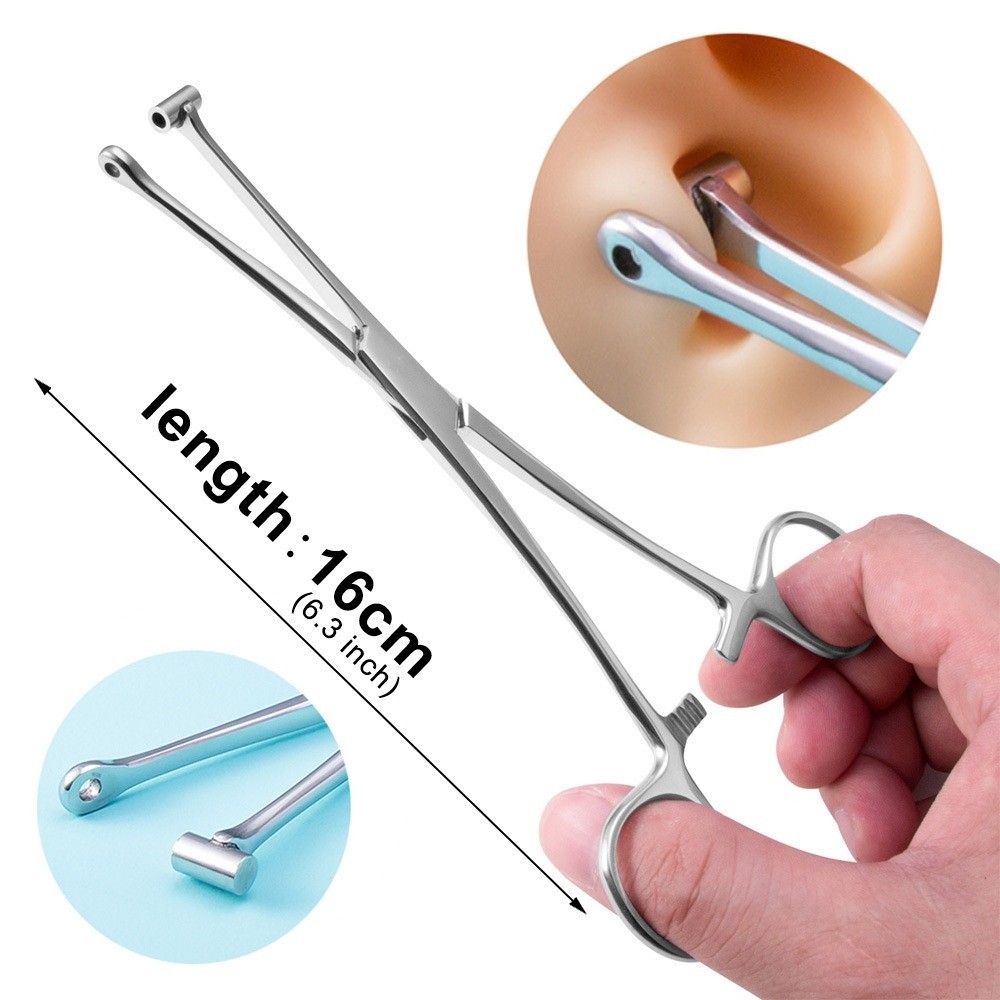 Body Jewelry Ring Opening Pliers - Herramienta profesional de acero quirúrgico para