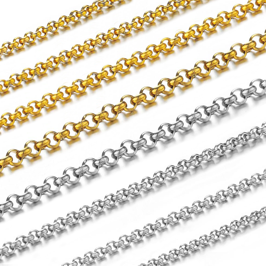 Body Jewelry Beach - Cadena de Acero Inoxidable en Forma