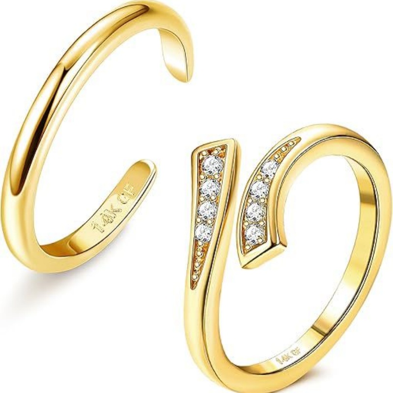 Body Jewelry Changing Kit - Anillo de pie de circón ajustable