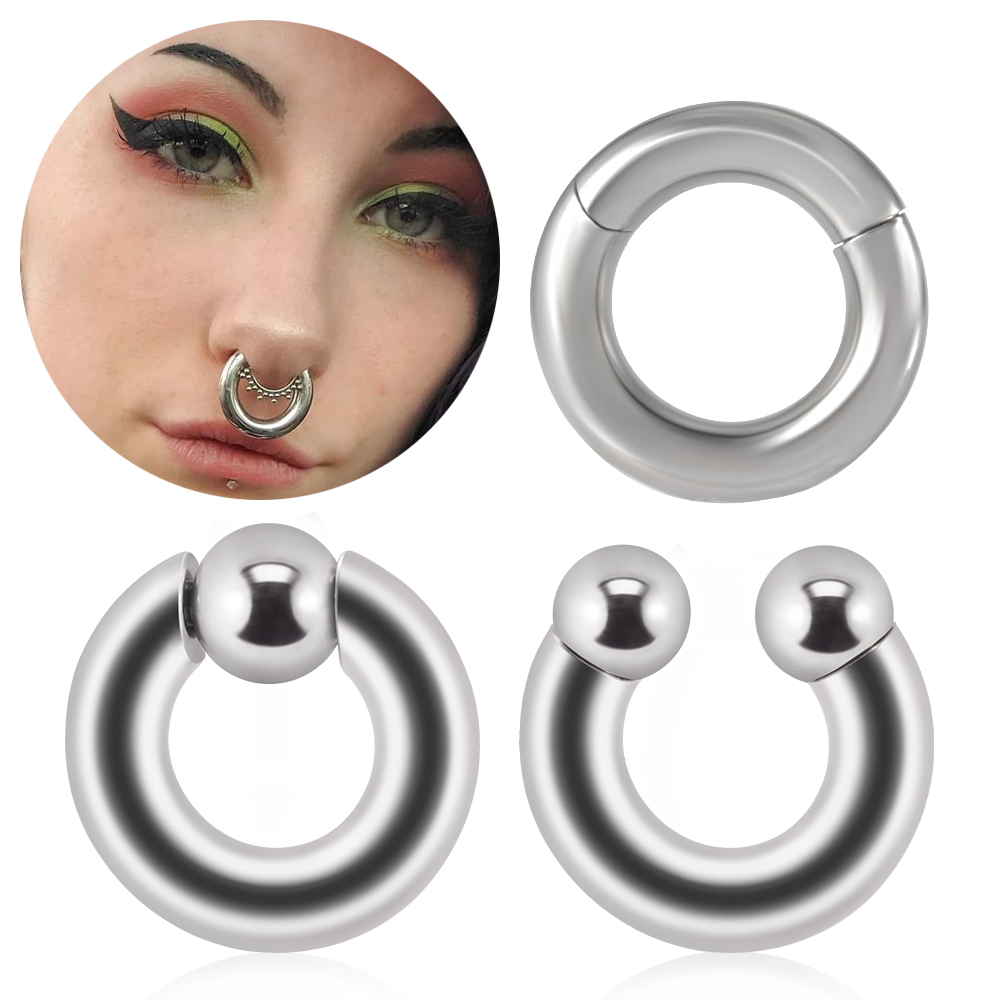 Body Jewelry Ring Opening Pliers - Alicates de apertura para tabique, acero
