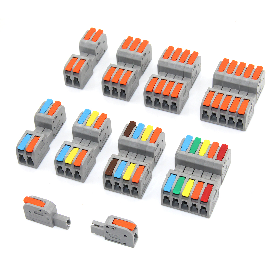 Threadless Push Pin - Conector de cableado rápido múltiple en