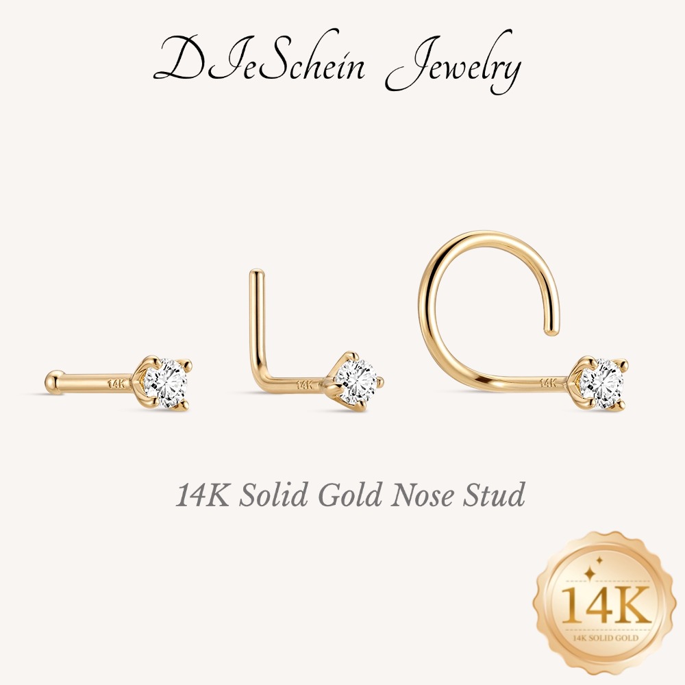 Yellow Body Jewelry - Piercing de Nariz en Forma de