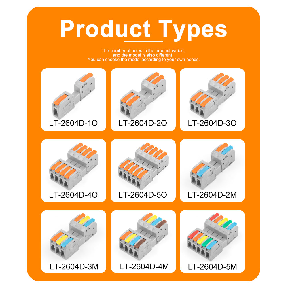 5 uds DF-2604D Mini conector d - Threadless Push Pin reseña y precio