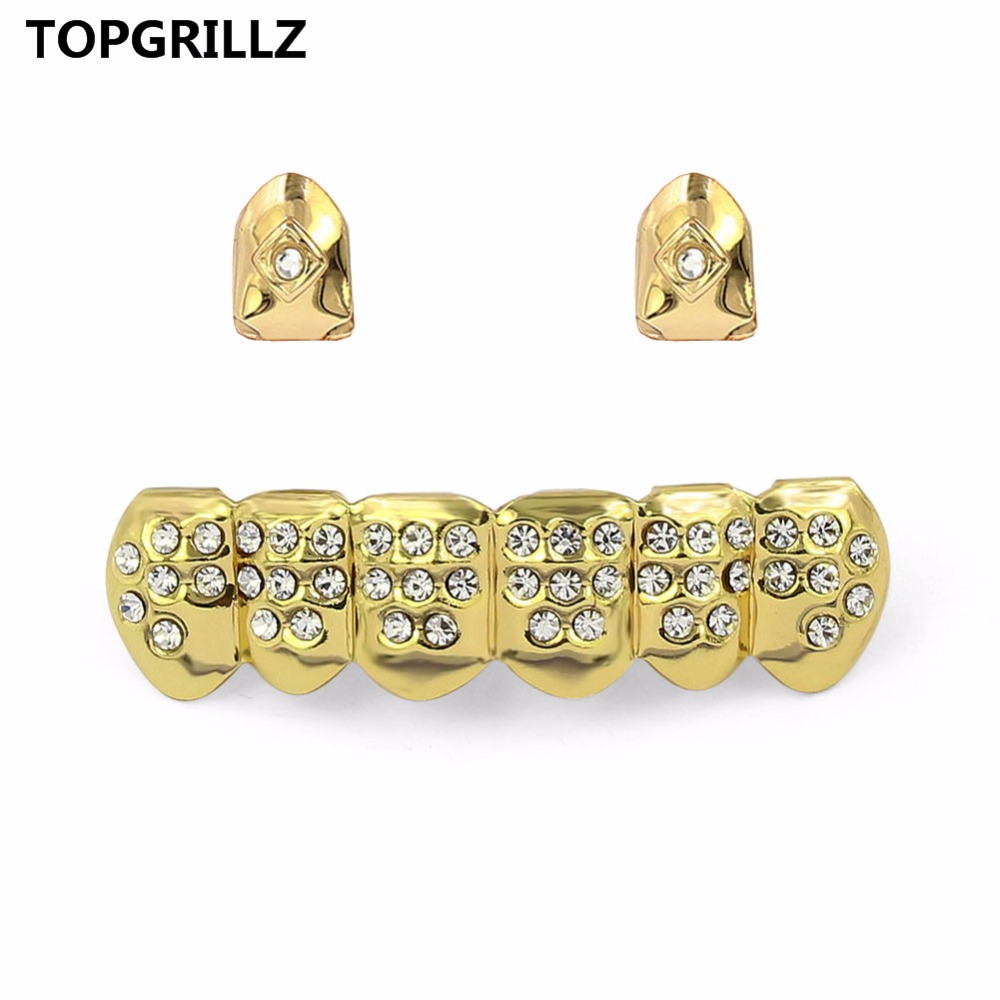 TOPGRILLZ-Parrilla de dientes  - Yellow Body Jewelry reseña y precio