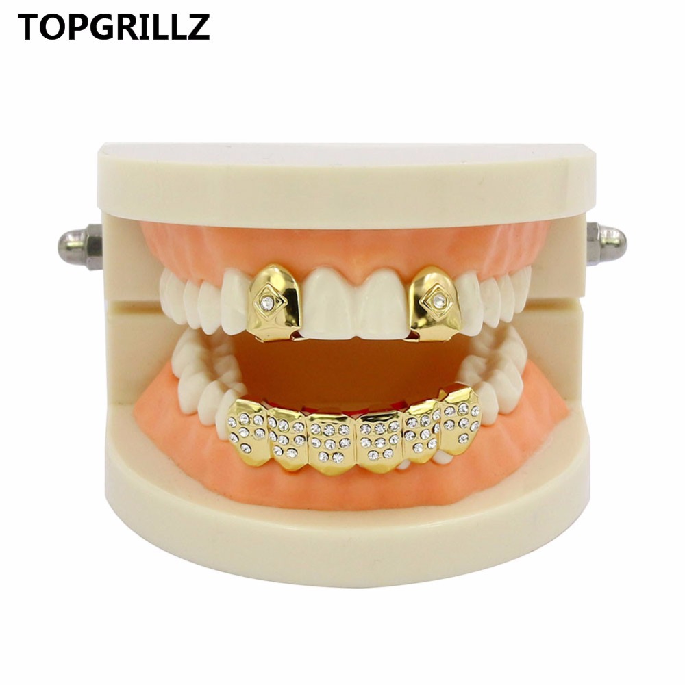 TOPGRILLZ-Parrilla de dientes  - Yellow Body Jewelry reseña y precio