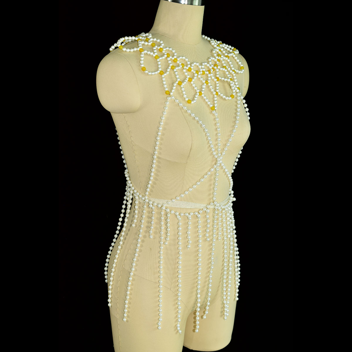 Joyería corporal de perlas de  - Yellow Body Jewelry reseña y precio