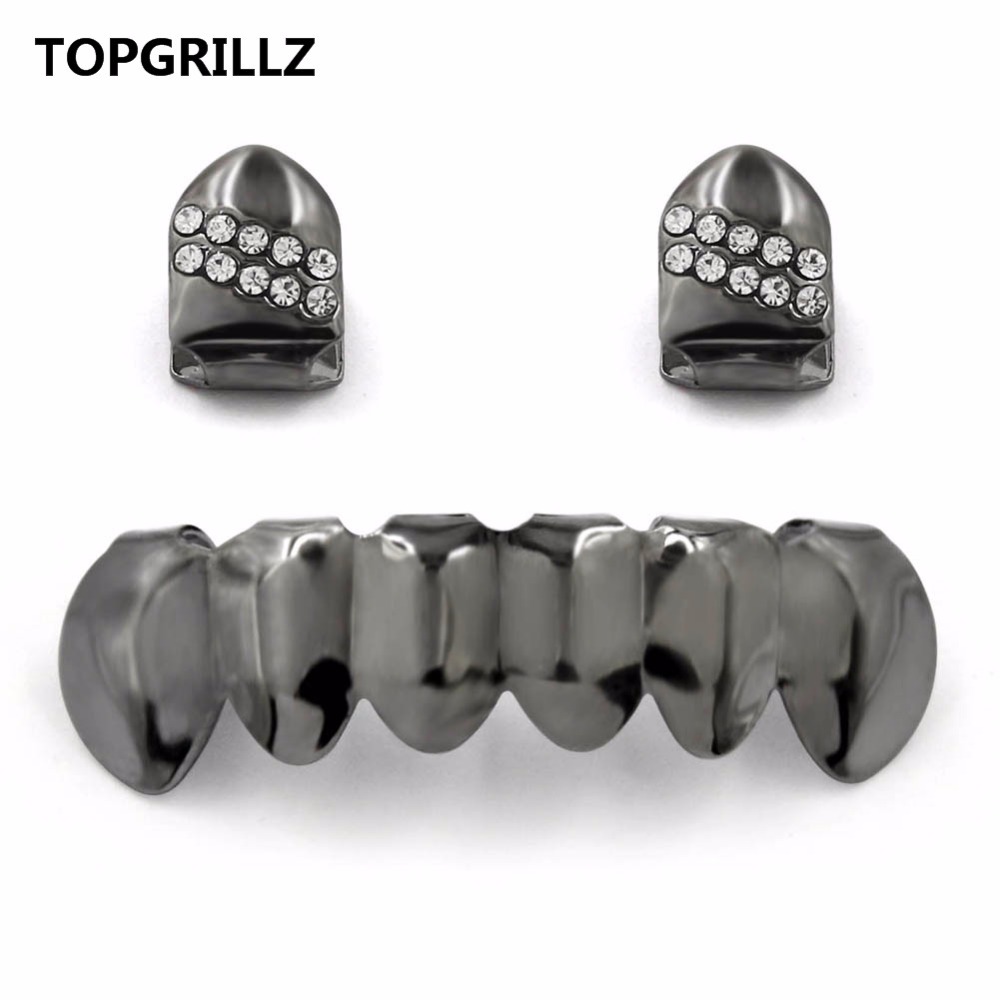 TOPGRILLZ-Tapas de Grillz de 2 - Yellow Body Jewelry reseña y precio