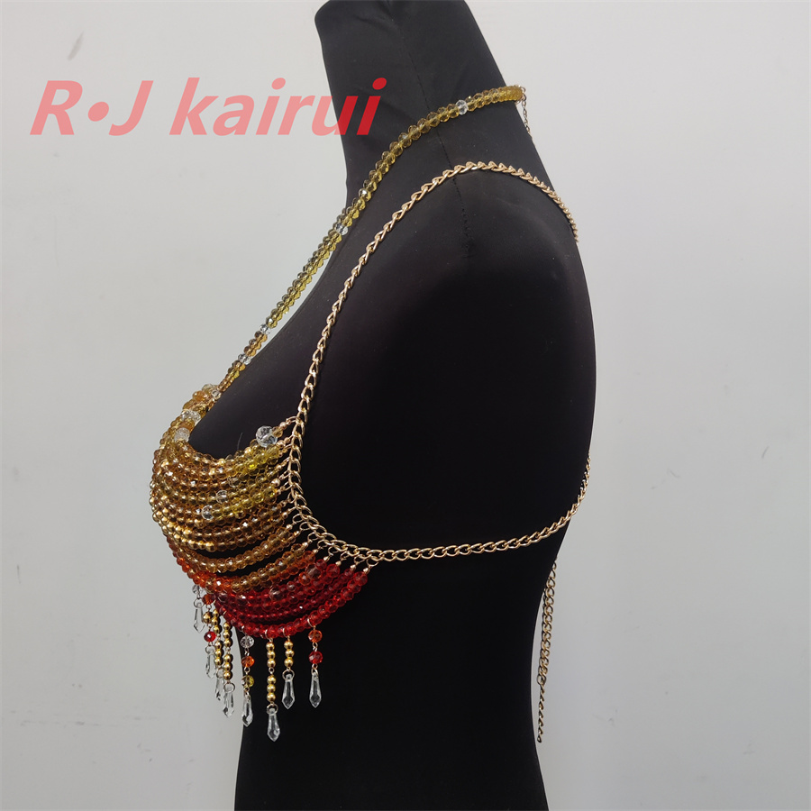 RJ moda Sexy Metal amarillo ro - Yellow Body Jewelry reseña y precio