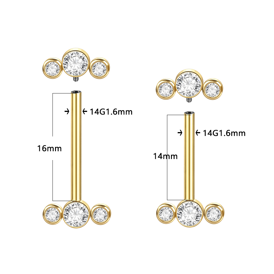 1/5 Uds G23 titanio PIERC anil - Body Jewelry Changing Kit reseña y precio