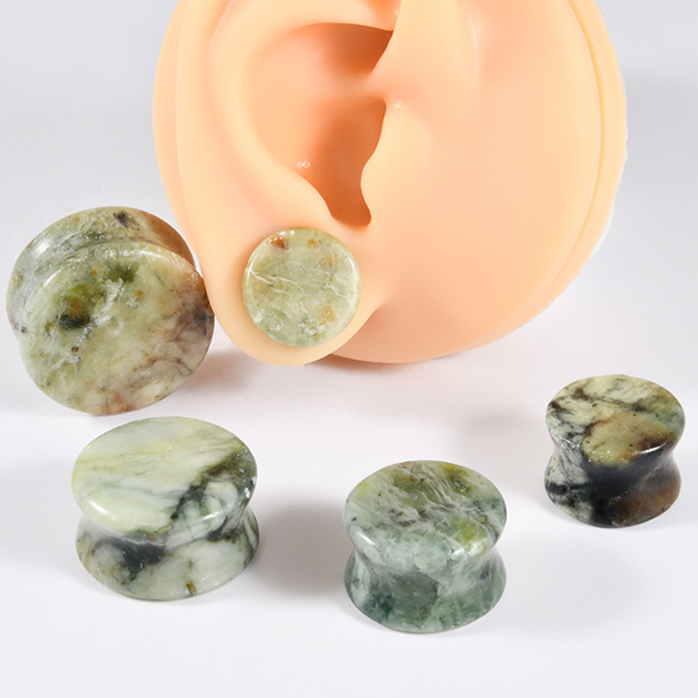 1-2 Piezas de Piedra de Jade N - Yellow Body Jewelry reseña y precio