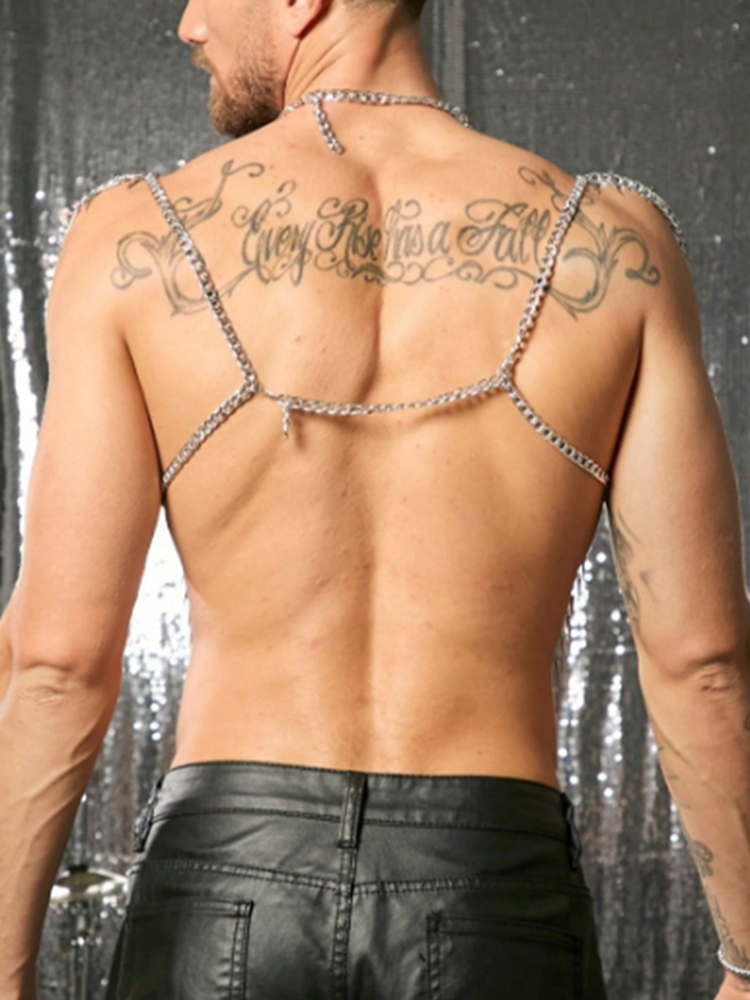Cadena de borlas para el cuerp - Body Jewelry Men reseña y precio