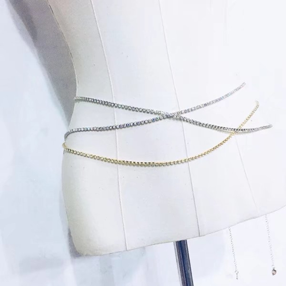 Cadena de cintura con garra de - Body Jewelry Beach reseña y precio