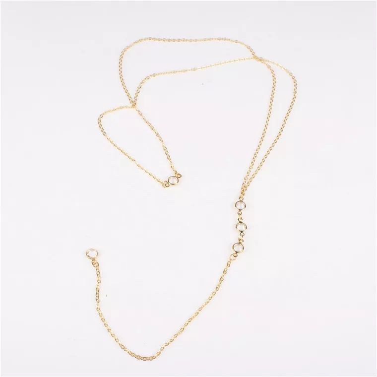 Nuevo collar de cadena trasera - Body Jewelry Beach reseña y precio