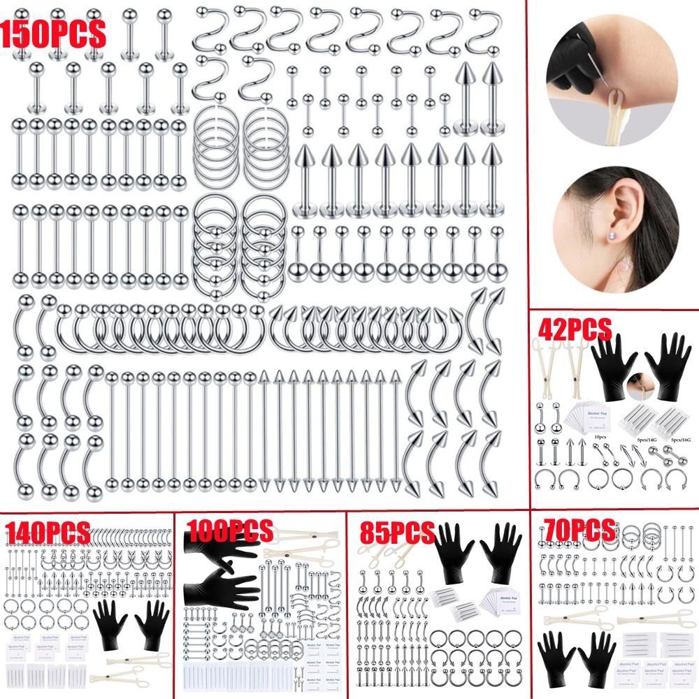 Kit de 150/140/85/70/42 Piezas - Body Jewelry Tattoo reseña y precio