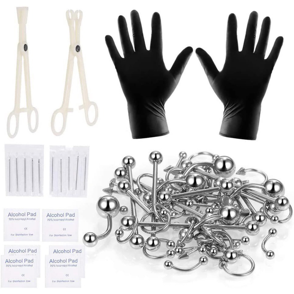 Kit de 150/140/85/70/42 Piezas - Body Jewelry Tattoo reseña y precio