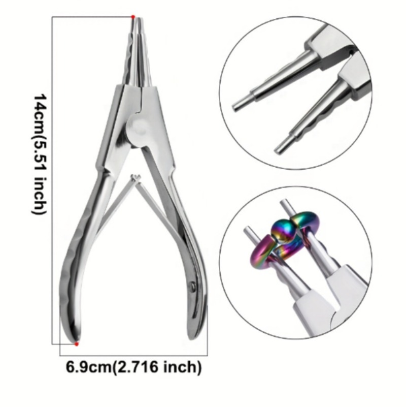 Alicates profesionales de acer - Body Jewelry Ring Opening Pliers reseña y precio