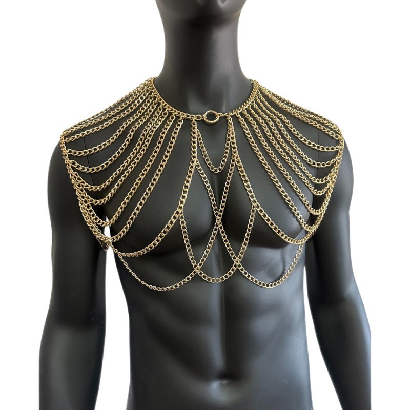 Cadena corporal para hombre, j - Body Jewelry Men reseña y precio
