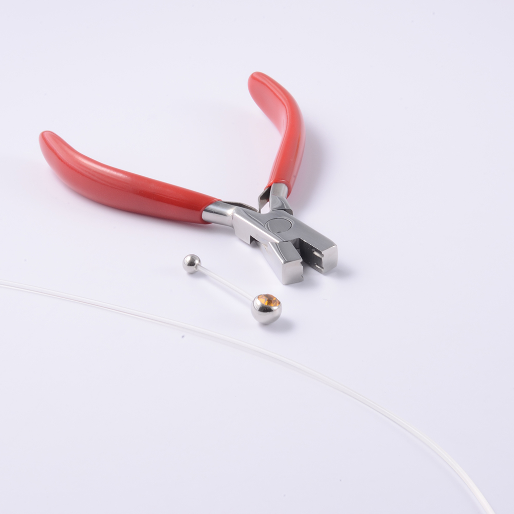 1 pieza profesional de acero q - Body Jewelry Ring Opening Pliers reseña y precio