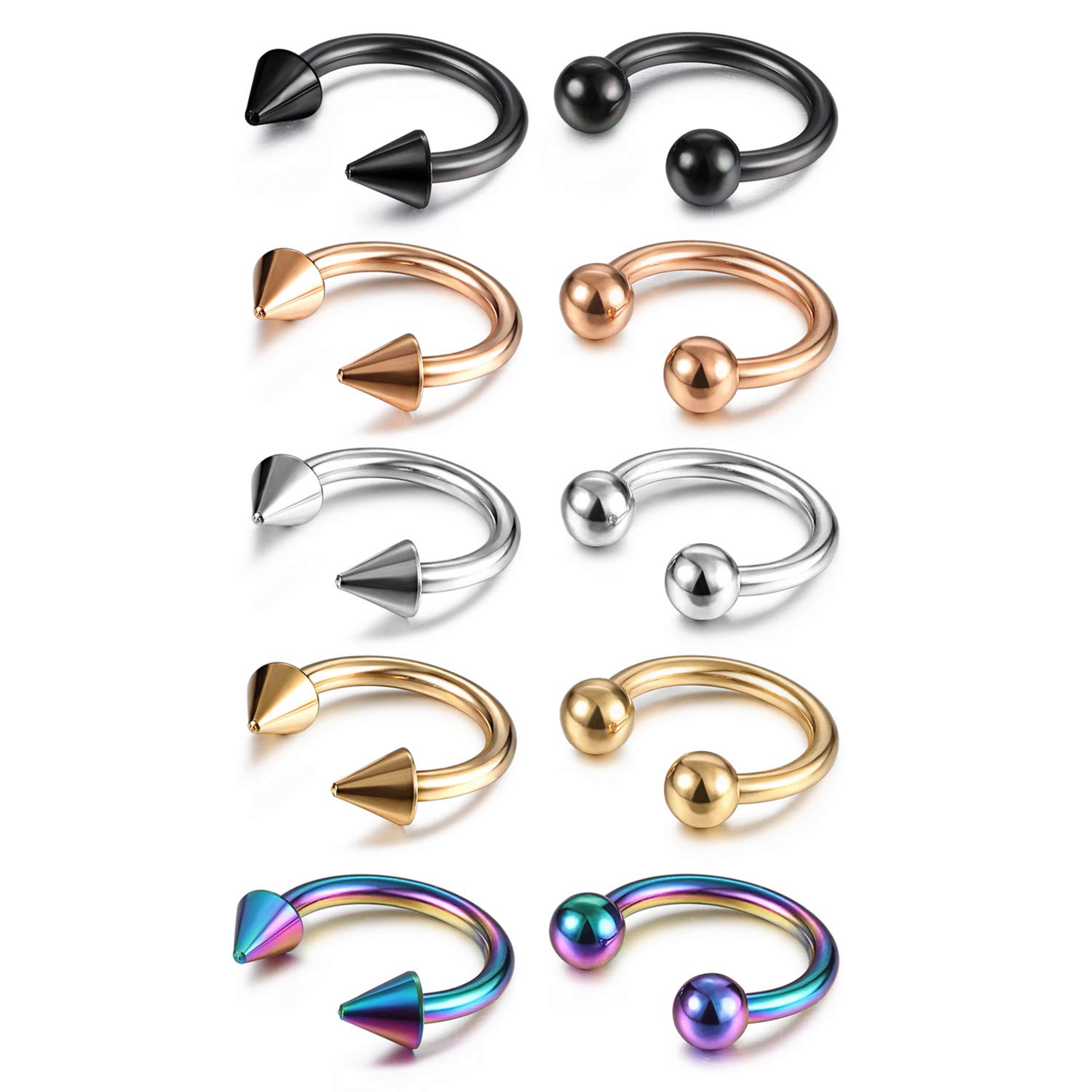 14G 16G joyería para el tabiqu - Body Jewelry Changing Kit reseña y precio