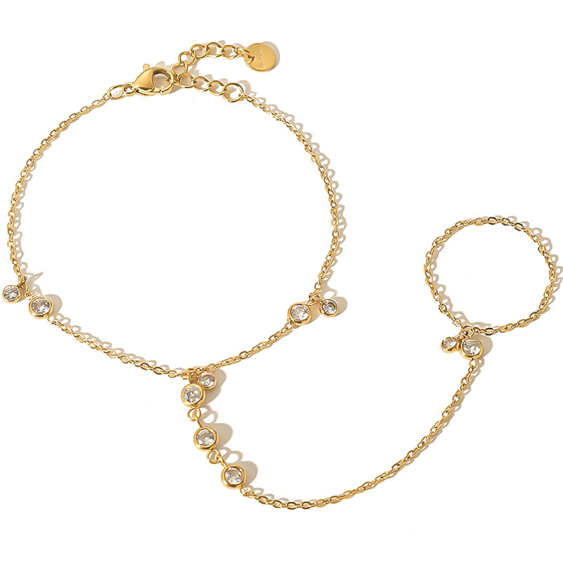Pulsera de cadenas de mano de  - Yellow Body Jewelry reseña y precio