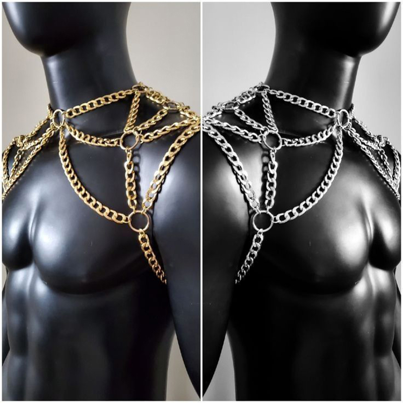 Punk hombres hombro cuerpo cad - Body Jewelry Men reseña y precio