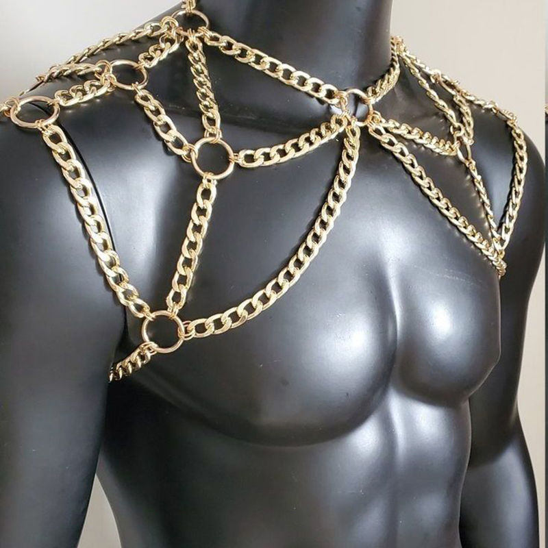 Punk hombres hombro cuerpo cad - Body Jewelry Men reseña y precio