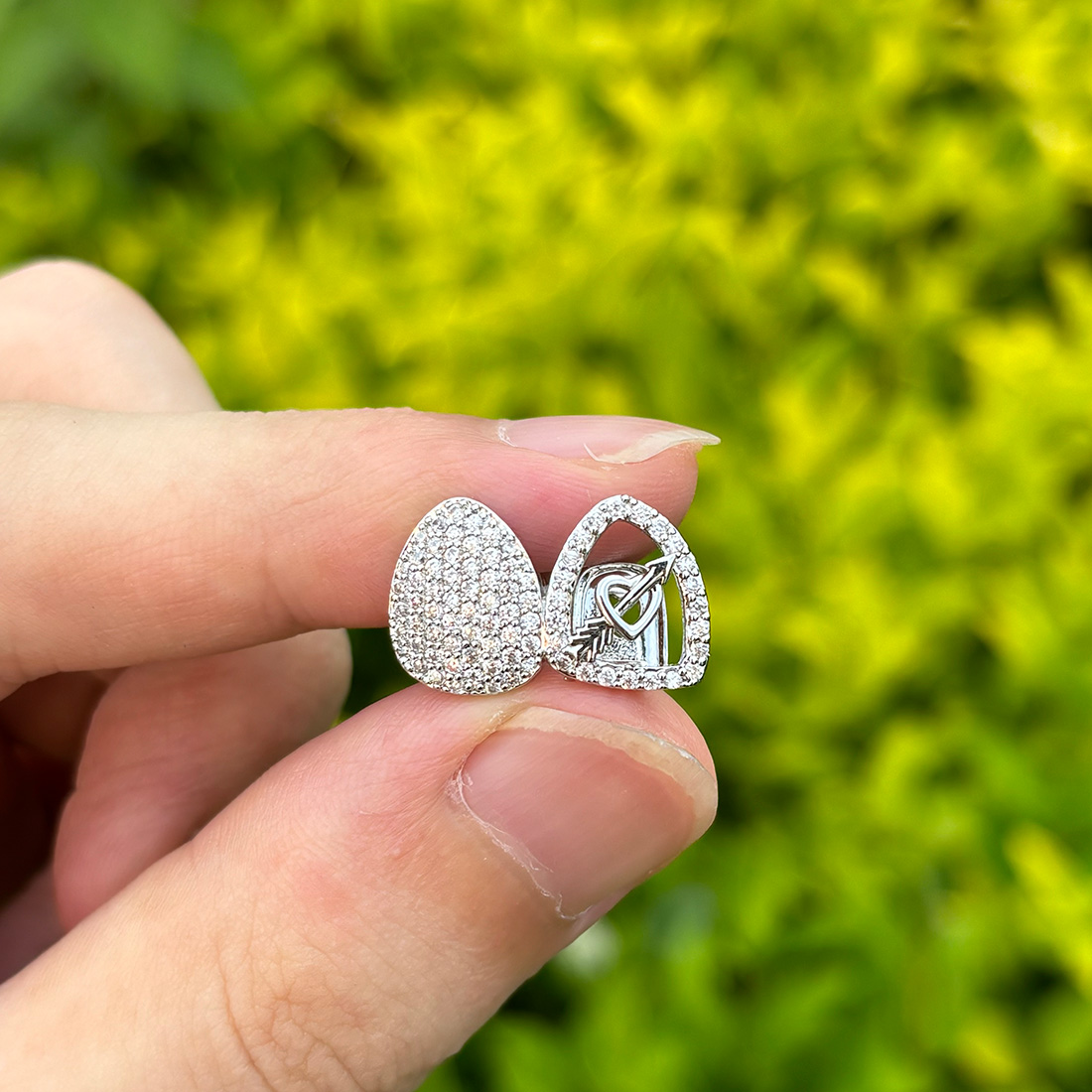 RACHELZ Hip Hop doble amor cor - Body Jewelry Men reseña y precio