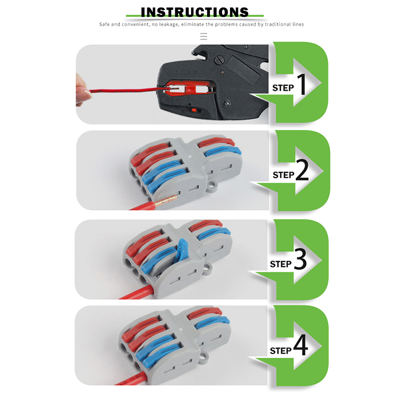 Conector de conductor de Cable - Threadless Push Pin reseña y precio