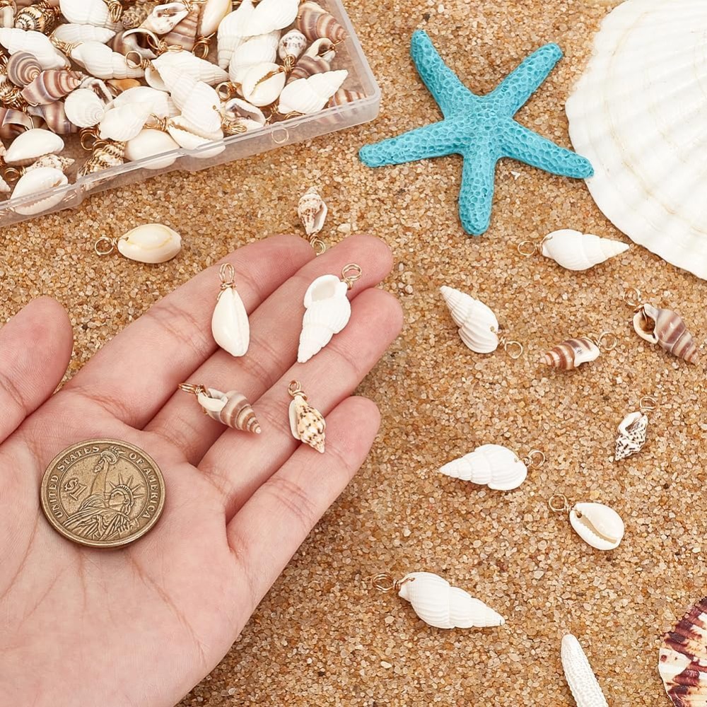 100 Uds. 4 estilos de colgante - Body Jewelry Beach reseña y precio