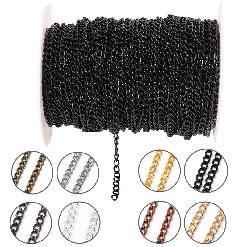 Cadena Delgada de Metal Plano  - Body Jewelry Beach reseña y precio