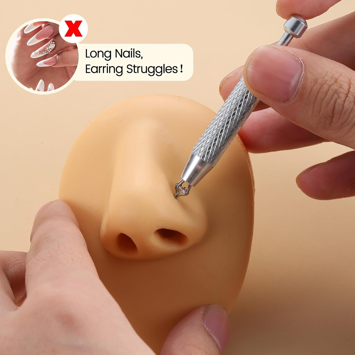 Herramienta de Agarre para Pie - Body Jewelry Changing Kit reseña y precio