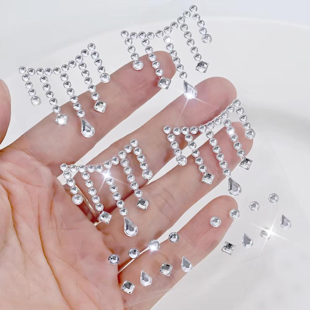 1/5 Hojas Joyas de cara pegati - Body Jewelry Tattoo reseña y precio