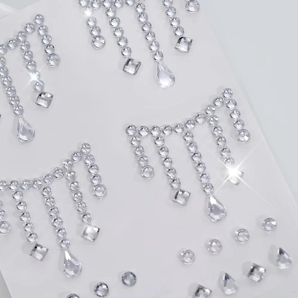 1/5 Hojas Joyas de cara pegati - Body Jewelry Tattoo reseña y precio