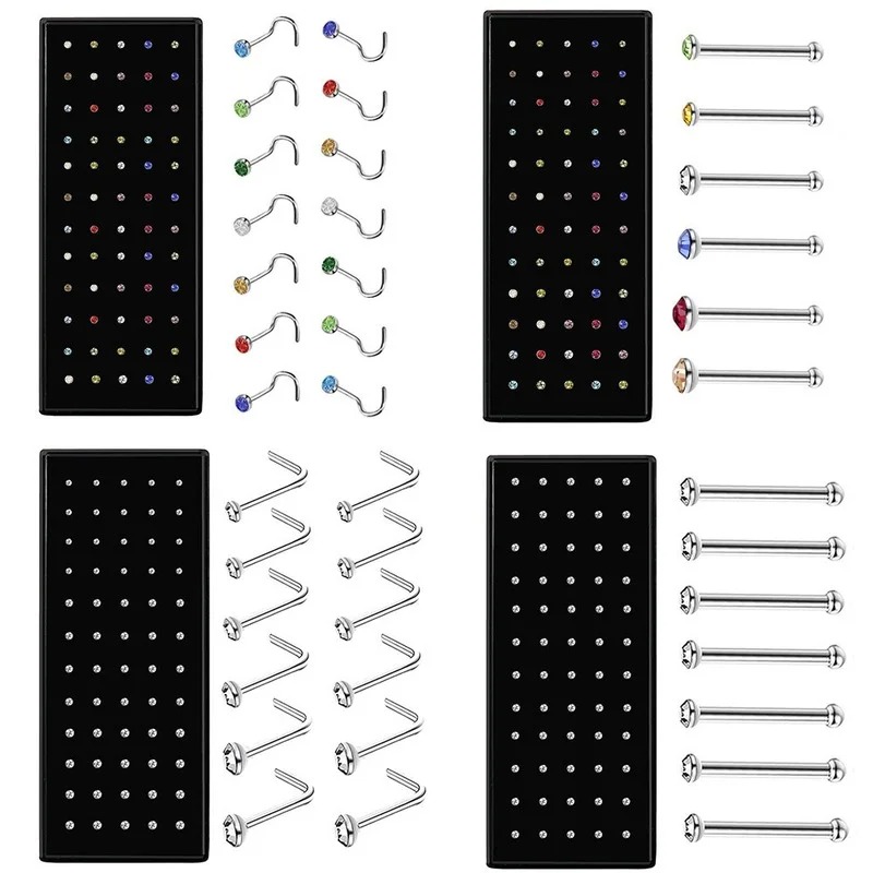 40/60 piezas de acero inoxidab - Body Jewelry Changing Kit reseña y precio