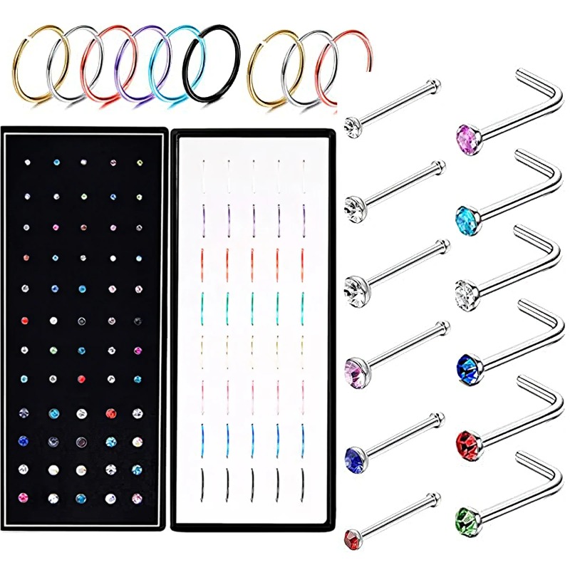 40/60 piezas de acero inoxidab - Body Jewelry Changing Kit reseña y precio