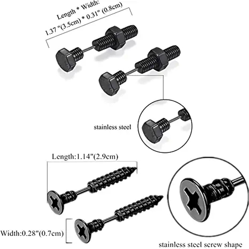 Conjunto de 2-3 pares de pendi - Body Jewelry Changing Kit reseña y precio